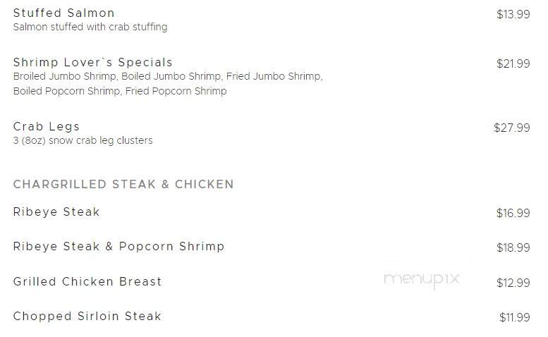 Bay Breeze - Hendersonville, NC menu_pic
