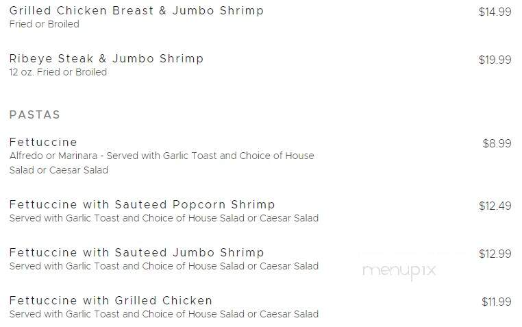 Bay Breeze - Hendersonville, NC menu_pic