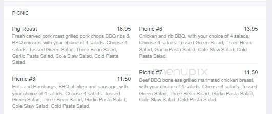 Barnard Exempts Restaurant - Rochester, NY menu_pic