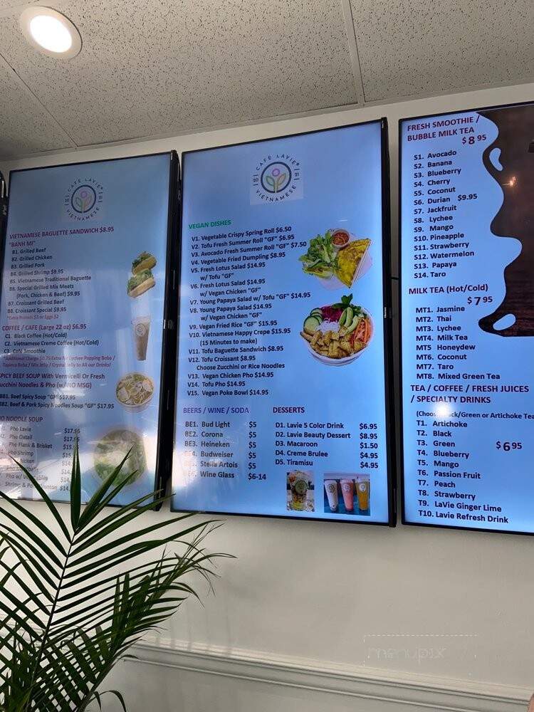 Cafe Lavie Vietnamese - Boca Raton, FL menu_pic