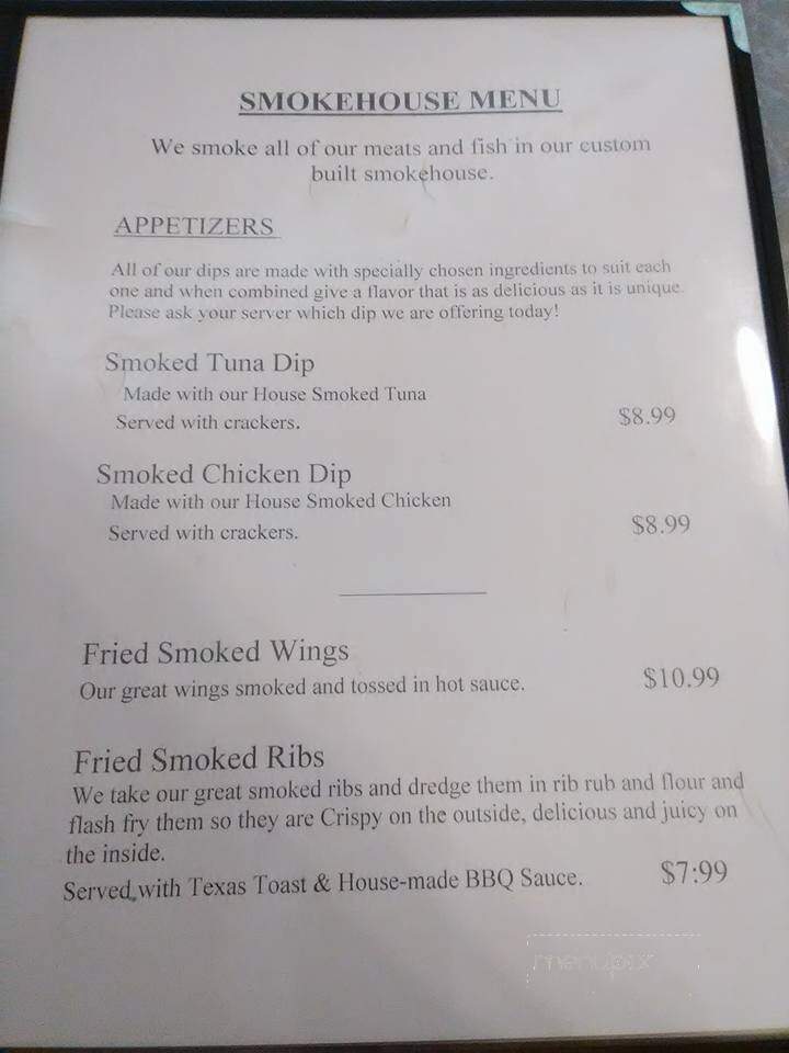 Lighthouse Grill - Ray City, GA menu_pic