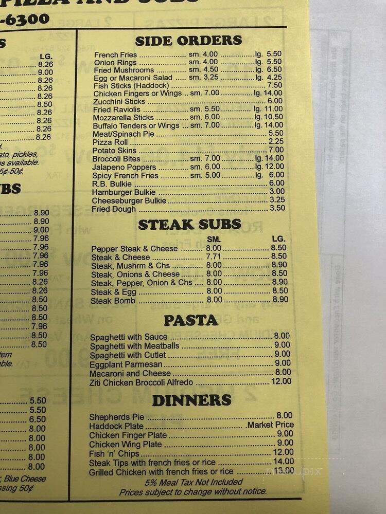 Haverhill House Of Pizza - Haverhill, MA menu_pic
