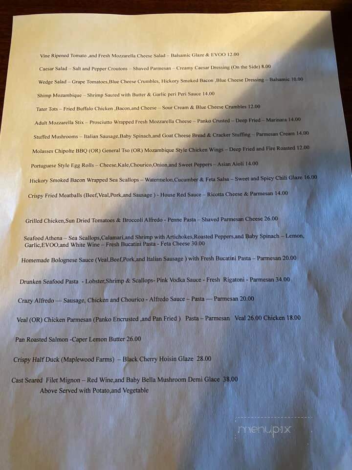Oxford Tavern - East Providence, RI menu_pic