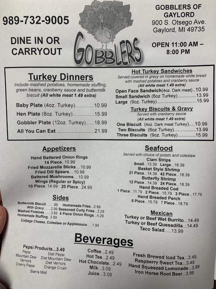 Gobbler's Restaurant - Gaylord, MI