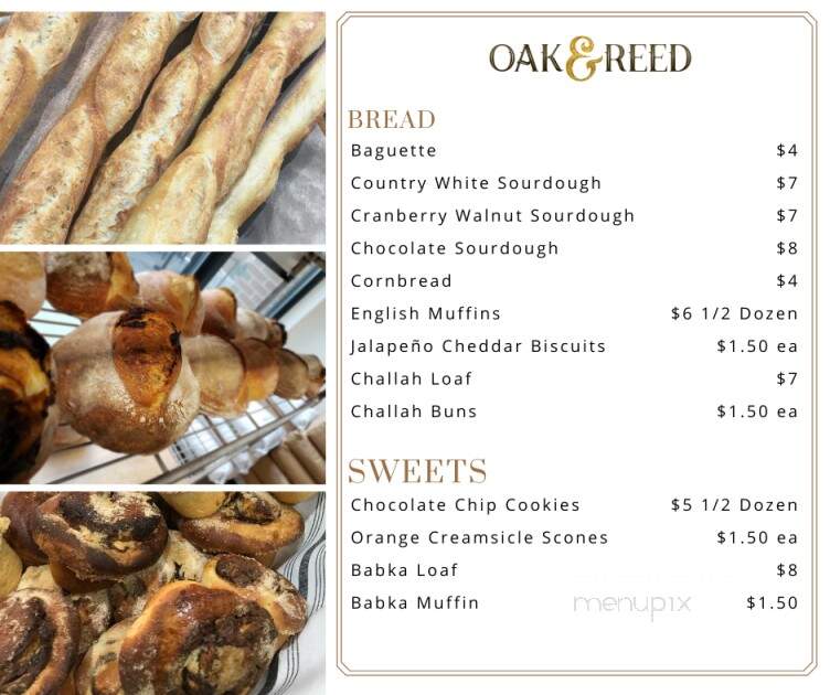 Oak & Reed - Middletown, NY menu_pic