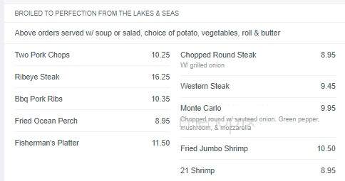 Red Apple Inn - Monroe, WI menu_pic