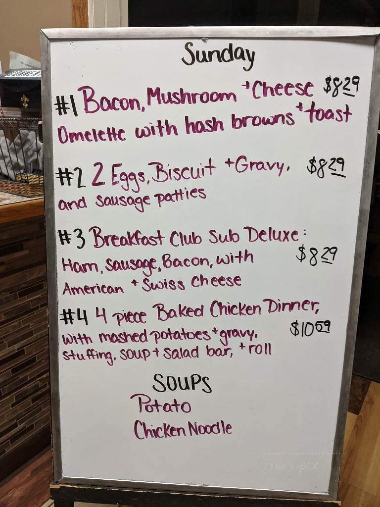 Main Street Cafe - St Johns, MI menu_pic