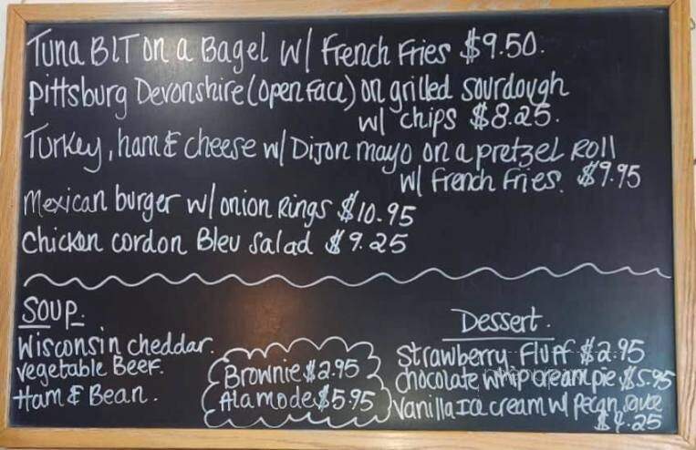 Kimberly's Cafe & Creamery - Carlisle, PA menu_pic