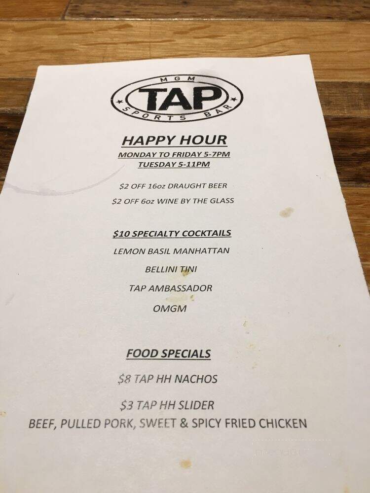 TAP Sports Bar - National Harbor, MD