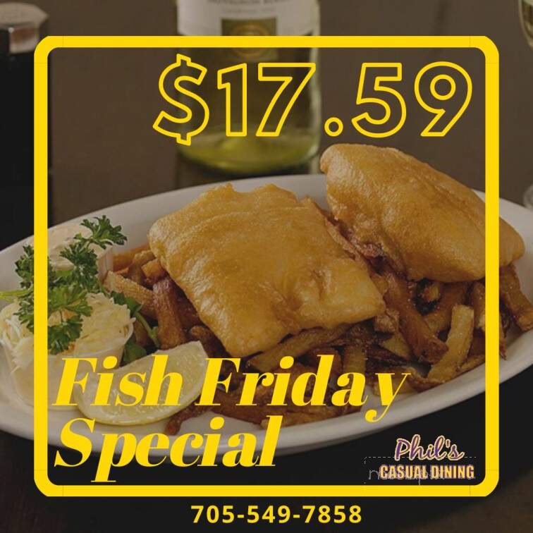 Phil's Family Restaurant - Penetanguishene, ON menu_pic