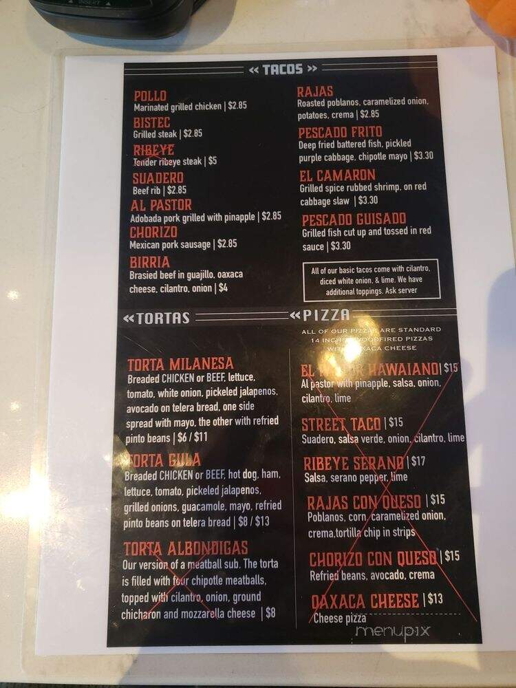 La Gula Mexicana - Germantown, MD menu_pic