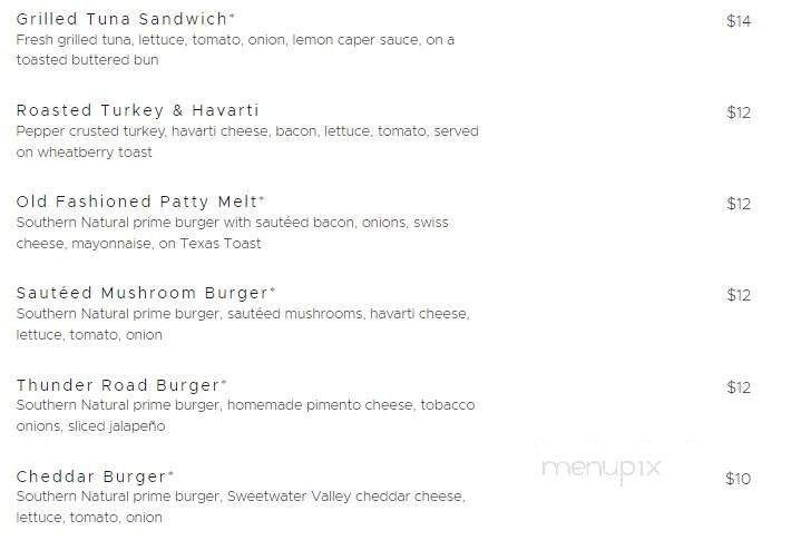 Aubrey's - Cleveland, TN menu_pic