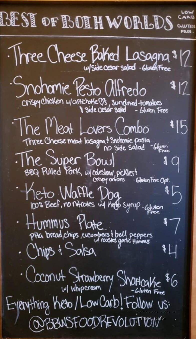 Haywire Brewing - Snohomish, WA menu_pic