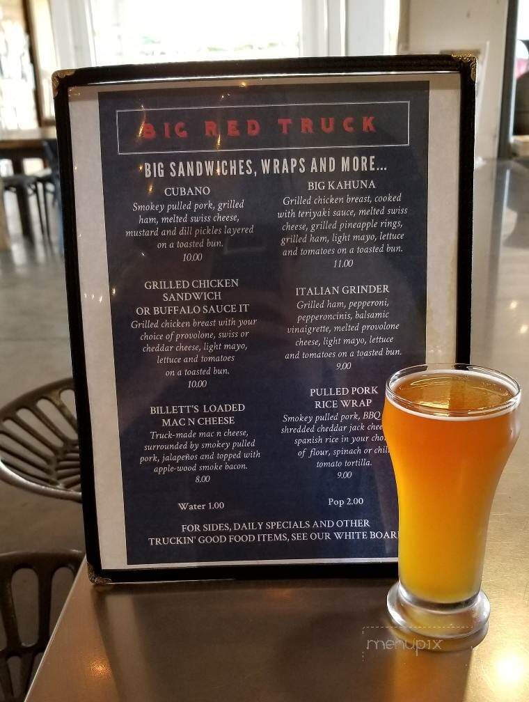 Haywire Brewing - Snohomish, WA menu_pic