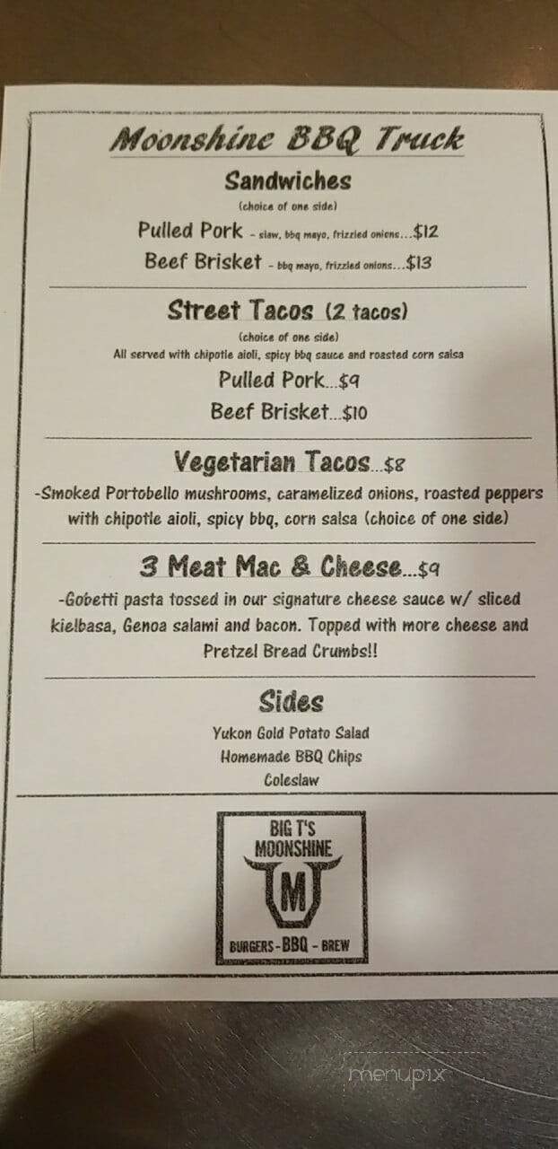 Haywire Brewing - Snohomish, WA menu_pic