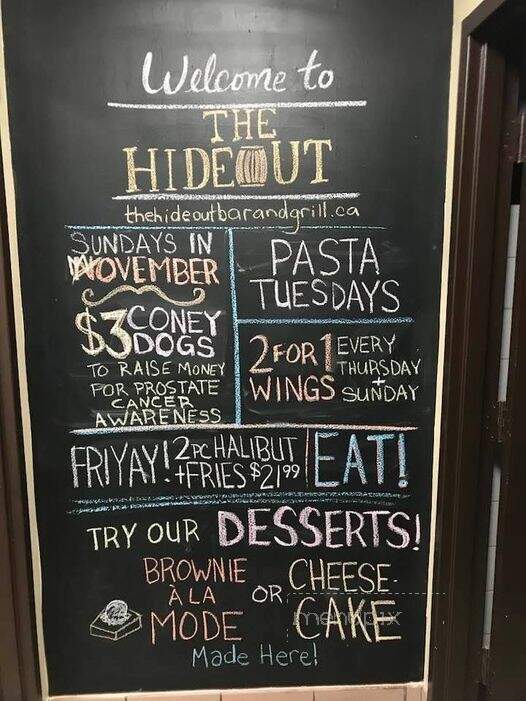 The Hideout Bar & Grill - LaSalle, ON