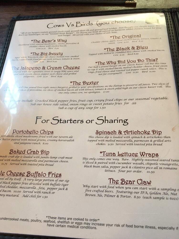 Morgan's Tavern & Grill - New Bern, NC menu_pic