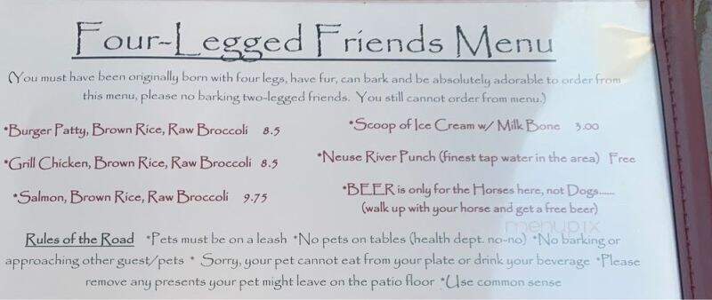 Morgan's Tavern & Grill - New Bern, NC menu_pic