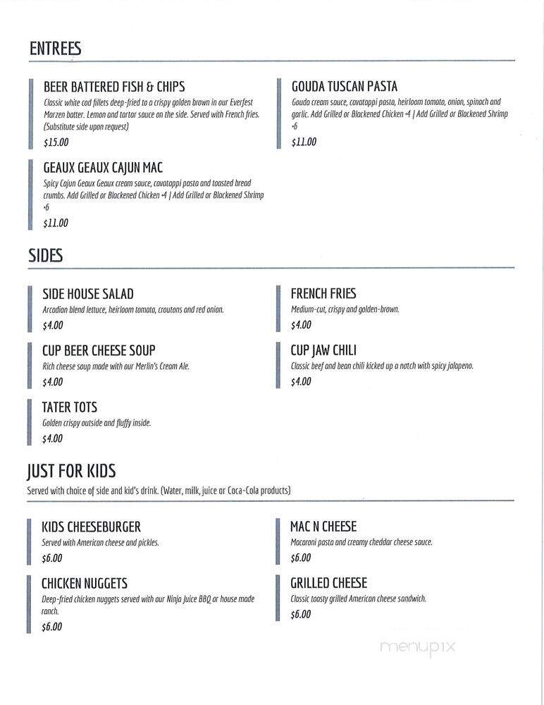 Jukes Ale Works - Elkhorn, NE menu_pic