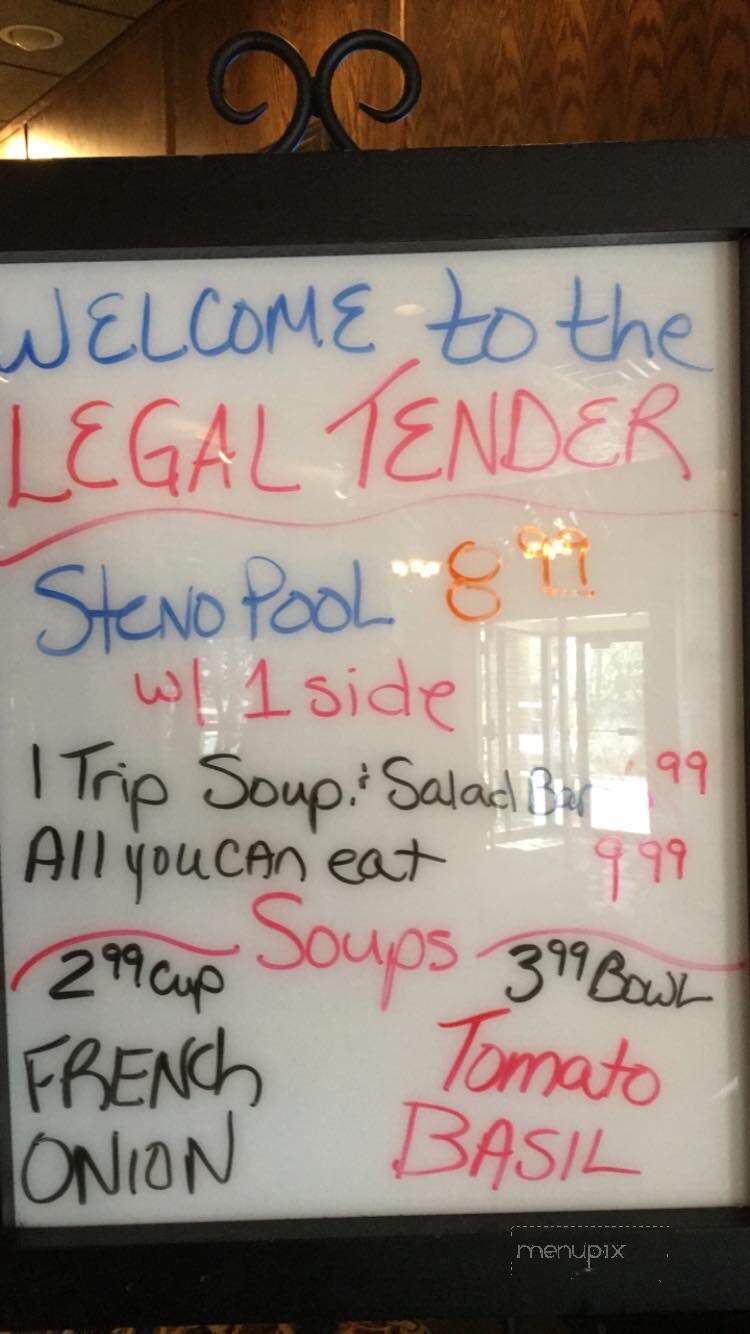 Legal Tender Restaurant - Evanston, WY