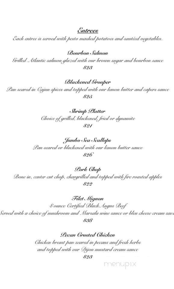 The Reel Grill - Milledgeville, GA menu_pic