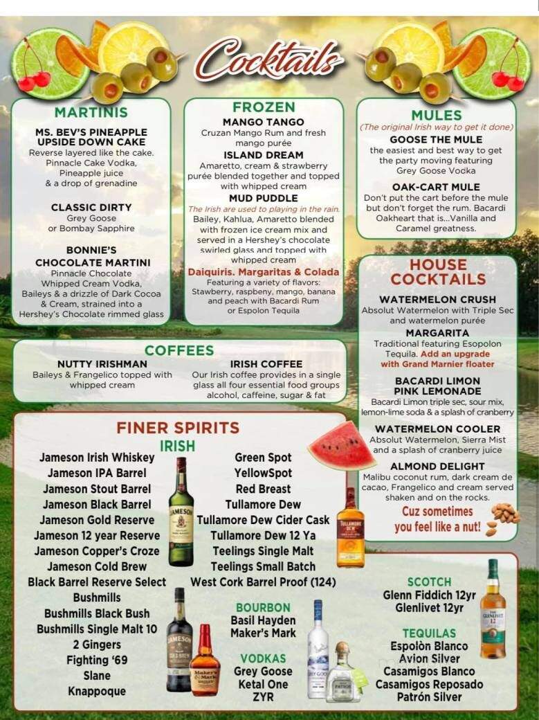 Duffy's Tavern - Ocean City, MD menu_pic