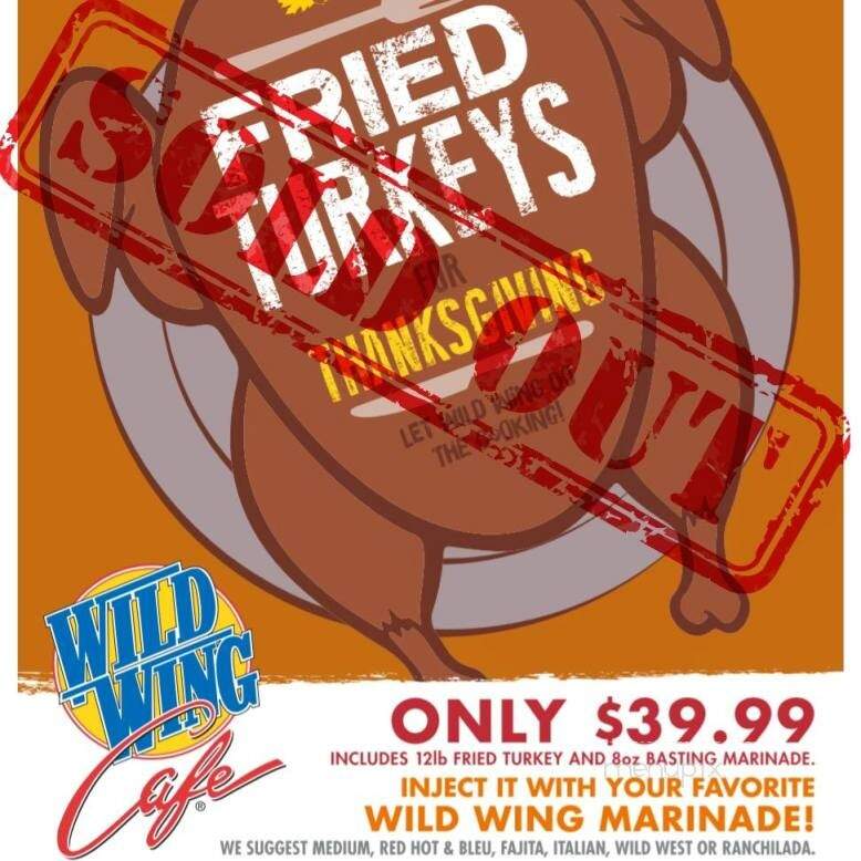 Wild Wing Cafe - Pooler, GA menu_pic