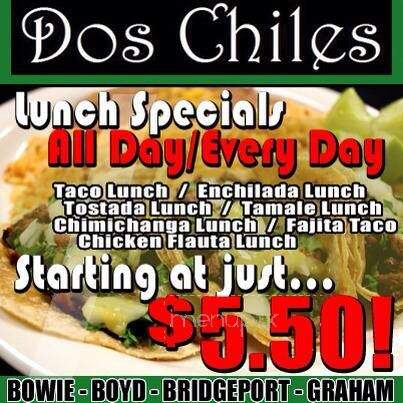 Dos Chiles Grandes - Boyd, TX menu_pic