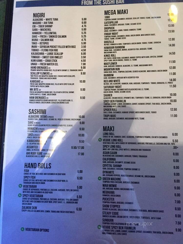 MakiAli - Truckee, CA menu_pic