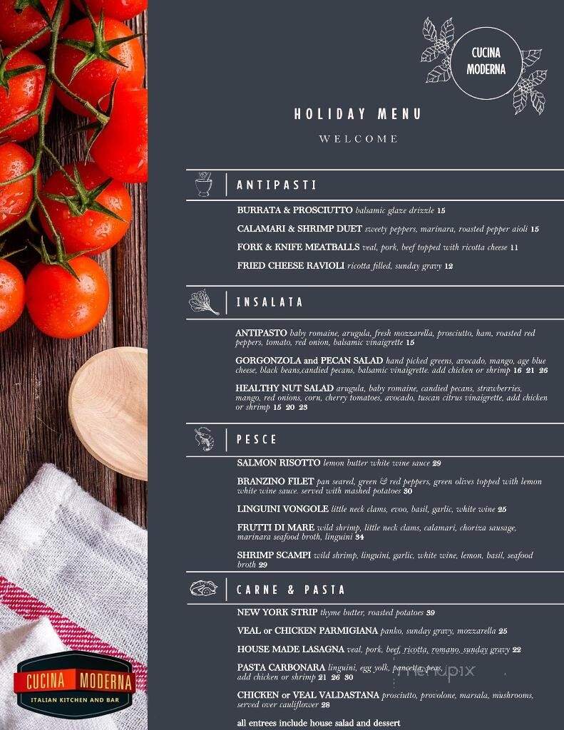 Cucina Moderna - Boynton Beach, FL menu_pic