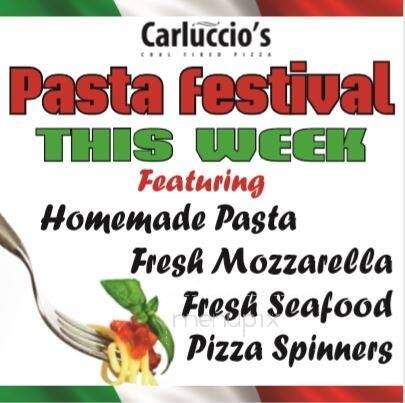 Carluccio's Coal Fired Pizza - Northfield, NJ menu_pic