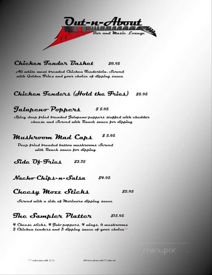 Out-n-About Bar - Dundee, FL menu_pic