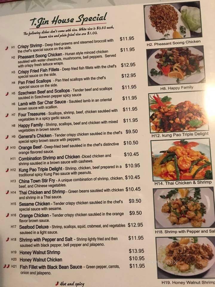 Tjin china diner deals