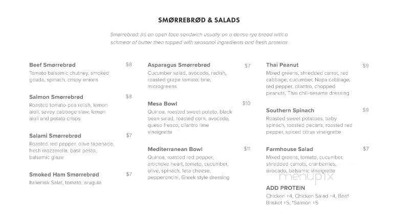 Farmhouse Cafe - Wendell, NC menu_pic