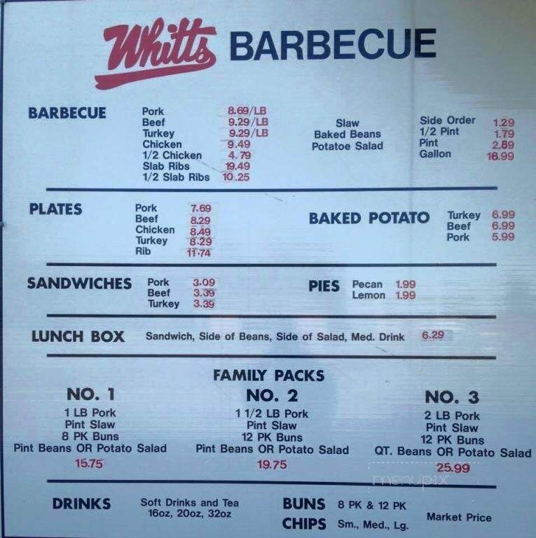 Whitt's Barbecue - Rogersville, AL