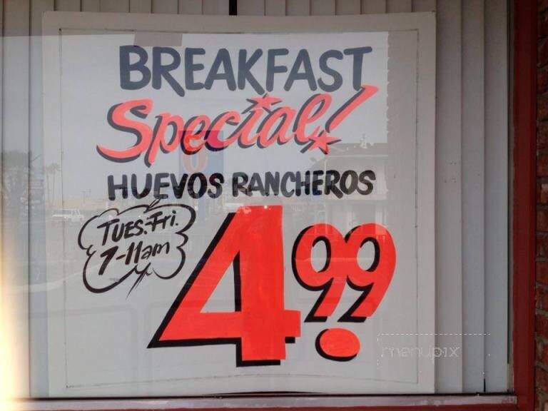 Cafe Leon Mexican Restaurant - Fresno, CA menu_pic