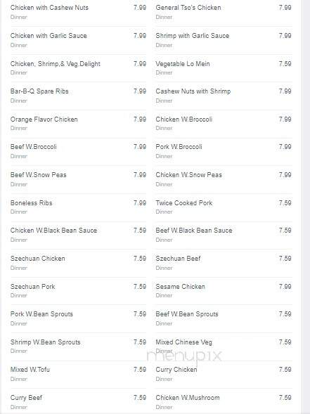 Koo's Kitchen - Englewood, FL menu_pic