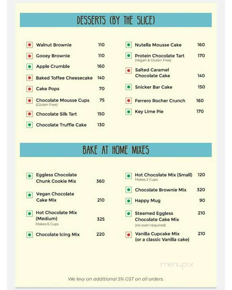 Happy Bellies Bake Shop - Appleton, WI menu_pic