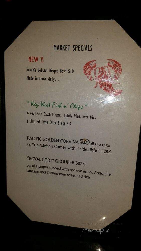 Florida's Fresh Grill - Cocoa Beach, FL menu_pic