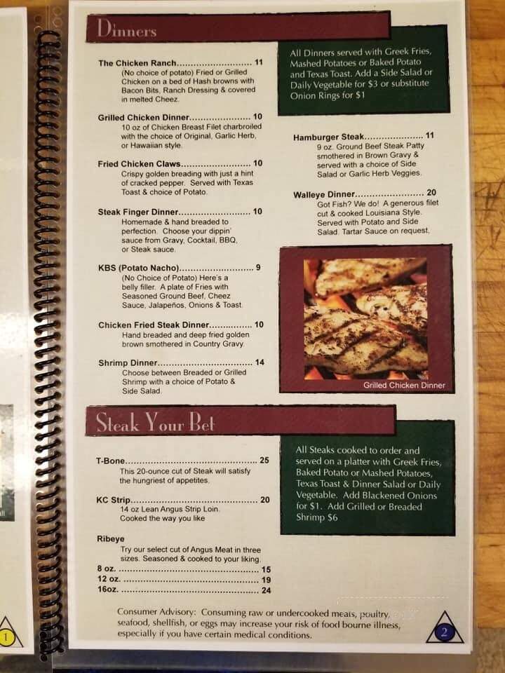 Rack Billiard Cafe - Great Bend, KS menu_pic