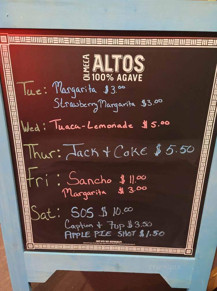 Rack Billiard Cafe - Great Bend, KS menu_pic