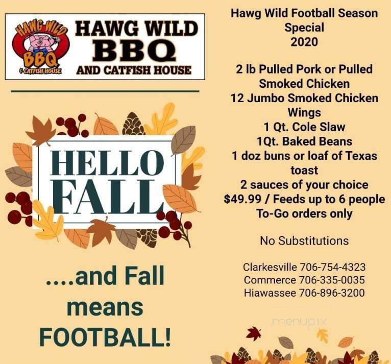 Hawg Wild BBQ & Catfish House - Hiawassee, GA
