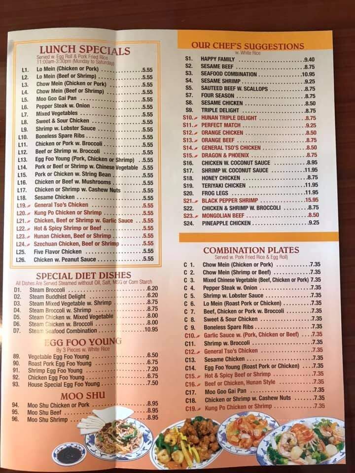Great Chinese Buffet - Moundsville, WV menu_pic