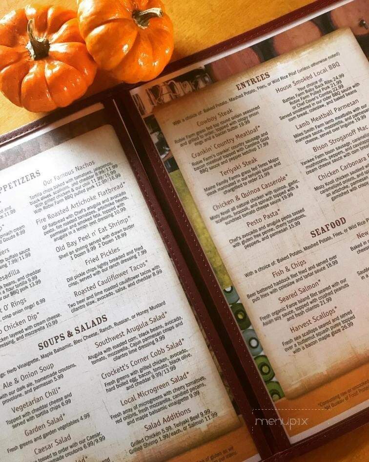 Flying Goose Brew Pub - New London, NH menu_pic