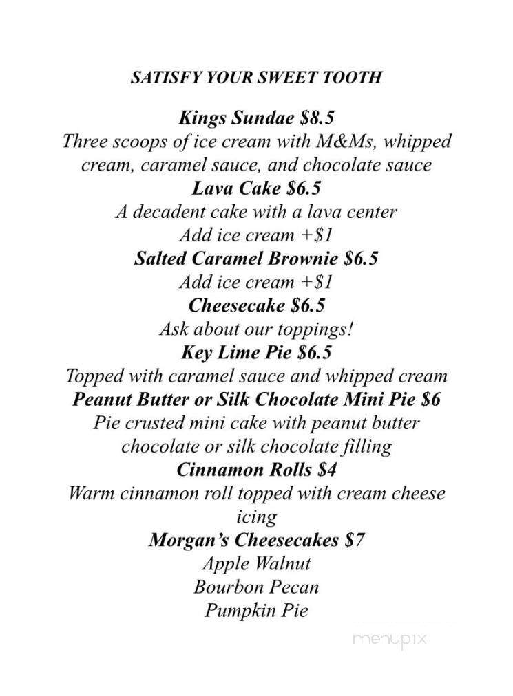 The Rex - Leonardtown, MD menu_pic
