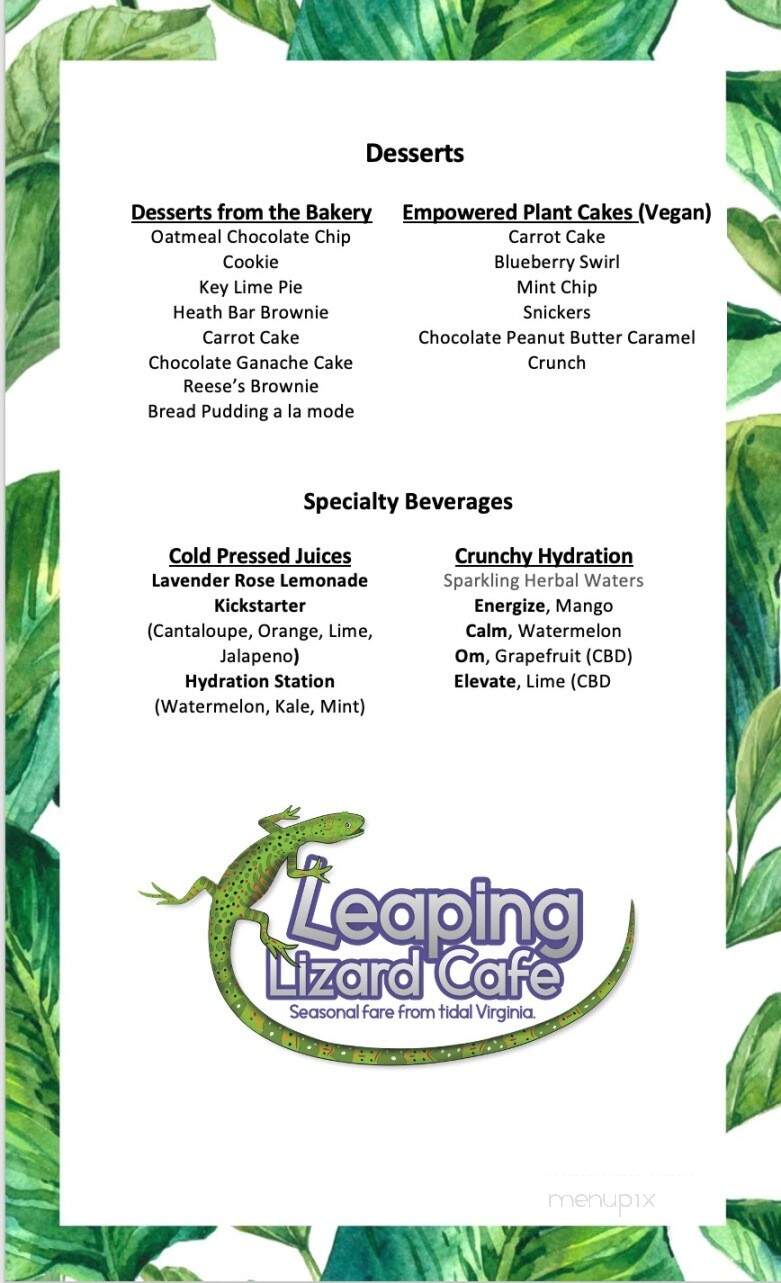 Leaping Lizard Cafe - Virginia Beach, VA