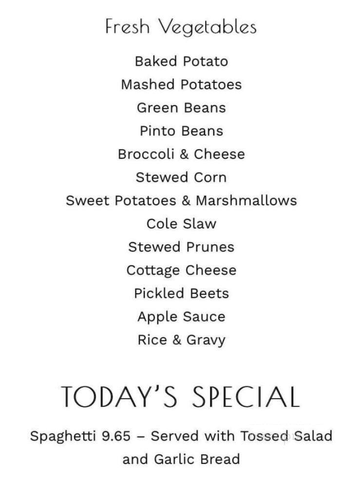 Epicurean Restaurant - Chattanooga, TN menu_pic