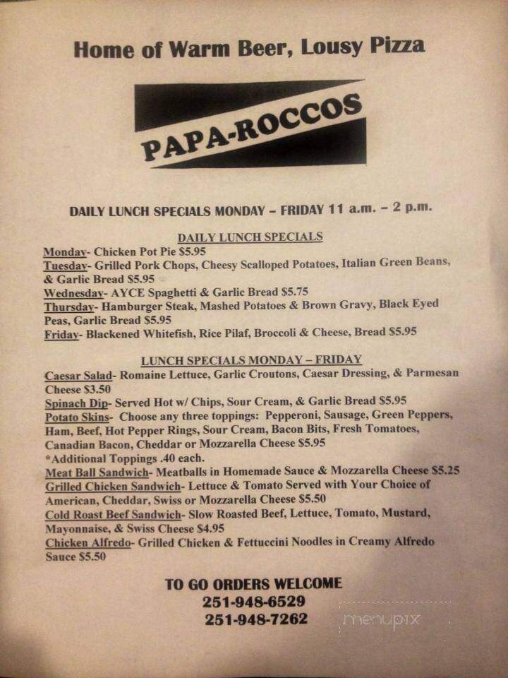 Papa Rocco's - Gulf Shores, AL
