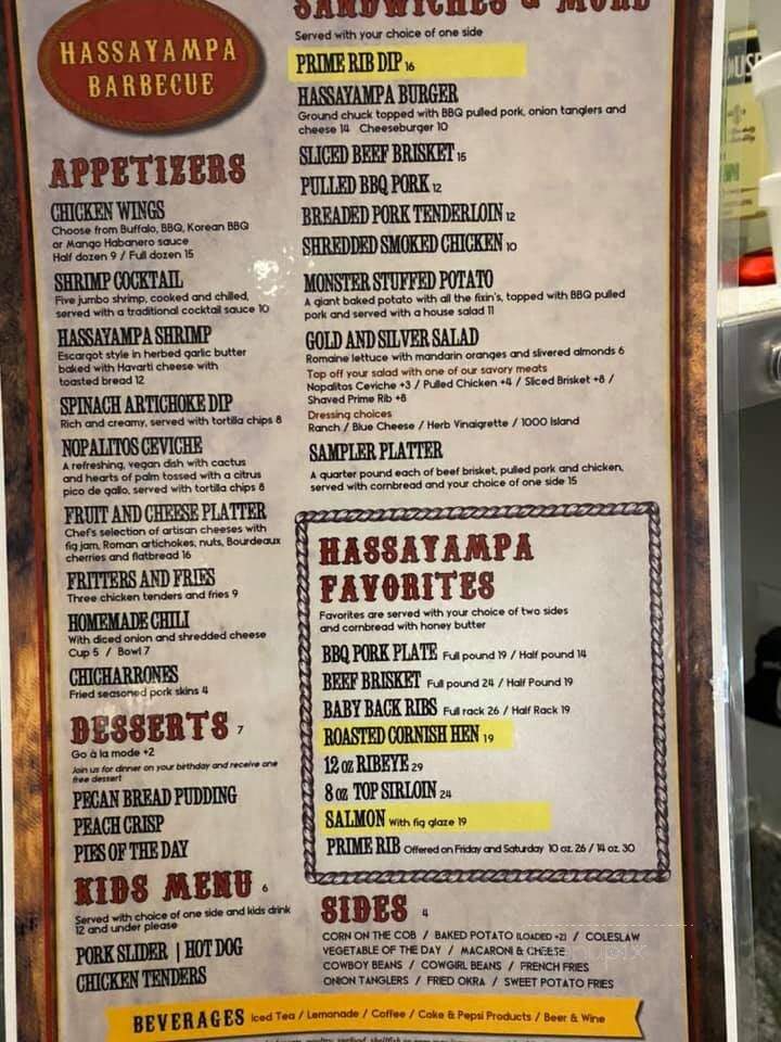 Hassayampa Barbeque - Wickenburg, AZ