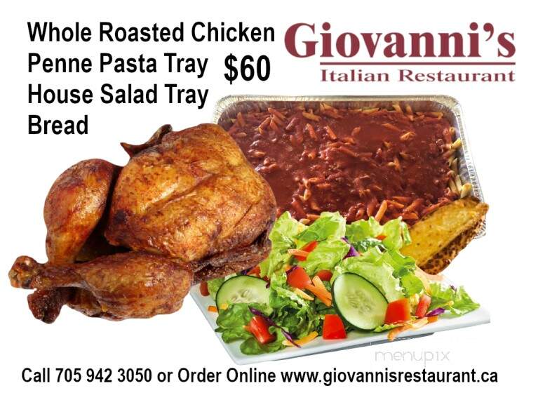 Giovannis Restaurant - Sault Ste Marie, ON menu_pic